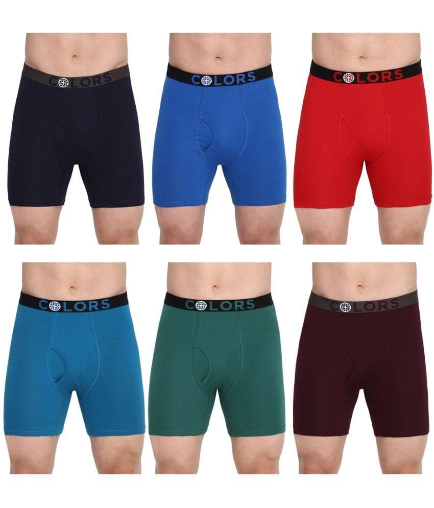 COLORS by Rupa Frontline Multicolor Cotton Men's Briefs ( Pack of 6 ) COLORS by Rupa Frontline Multicolor Cotton Men's Briefs ( Pack of 6 )