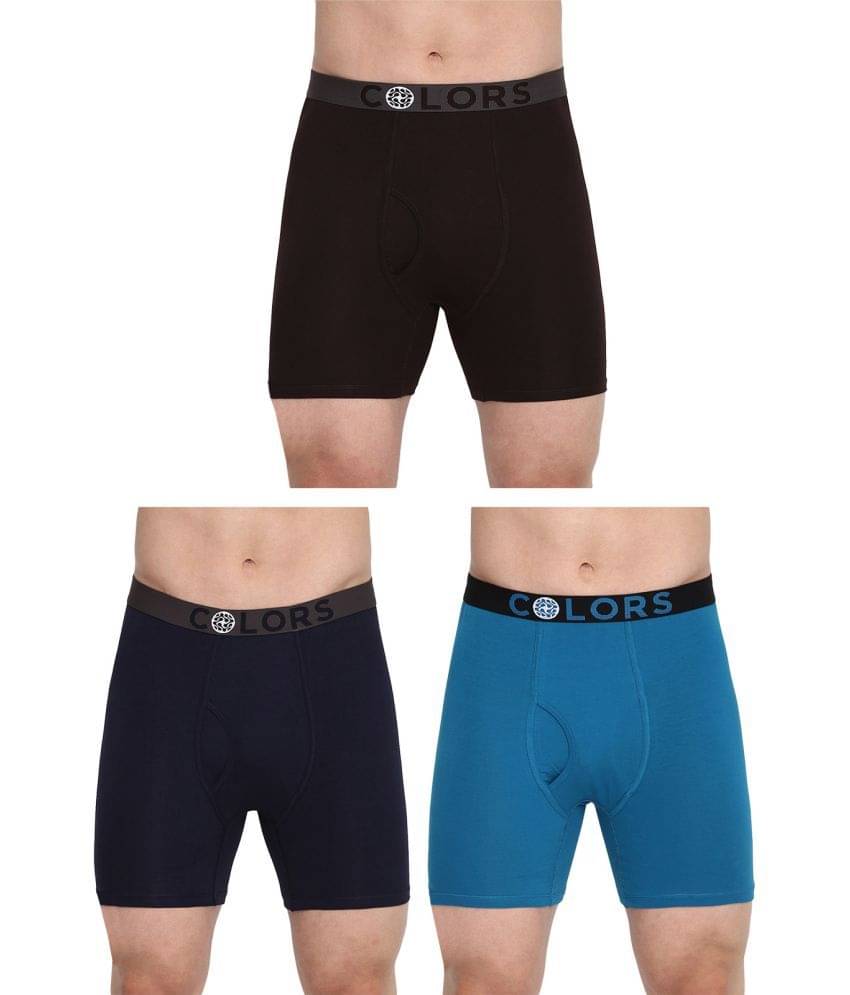 COLORS by Rupa Frontline Multicolor Cotton Men's Briefs ( Pack of 3 )     			COLORS by Rupa Frontline Multicolor Cotton Men's Briefs ( Pack of 3 )