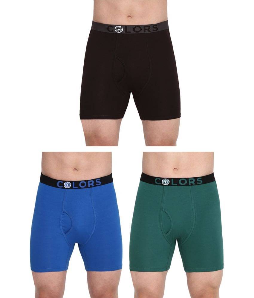     			COLORS by Rupa Frontline Multicolor Cotton Men's Briefs ( Pack of 3 )