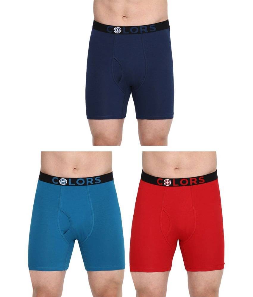 COLORS by Rupa Frontline Multicolor Cotton Men's Briefs ( Pack of 3 )     			COLORS by Rupa Frontline Multicolor Cotton Men's Briefs ( Pack of 3 )