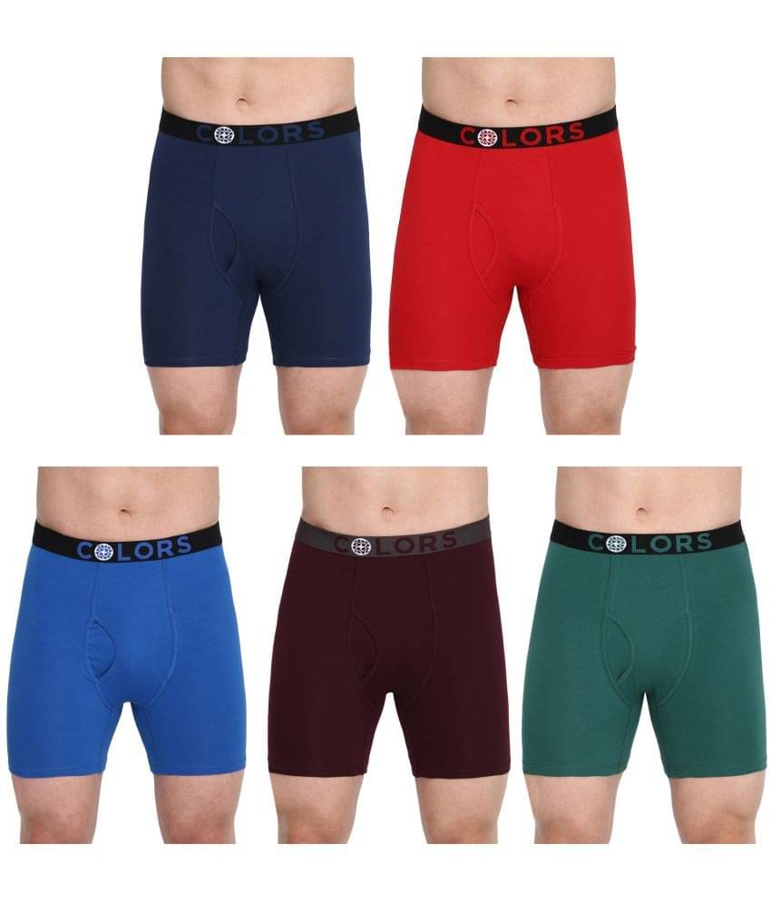     			COLORS by Rupa Frontline Multicolor Cotton Men's Briefs ( Pack of 5 )