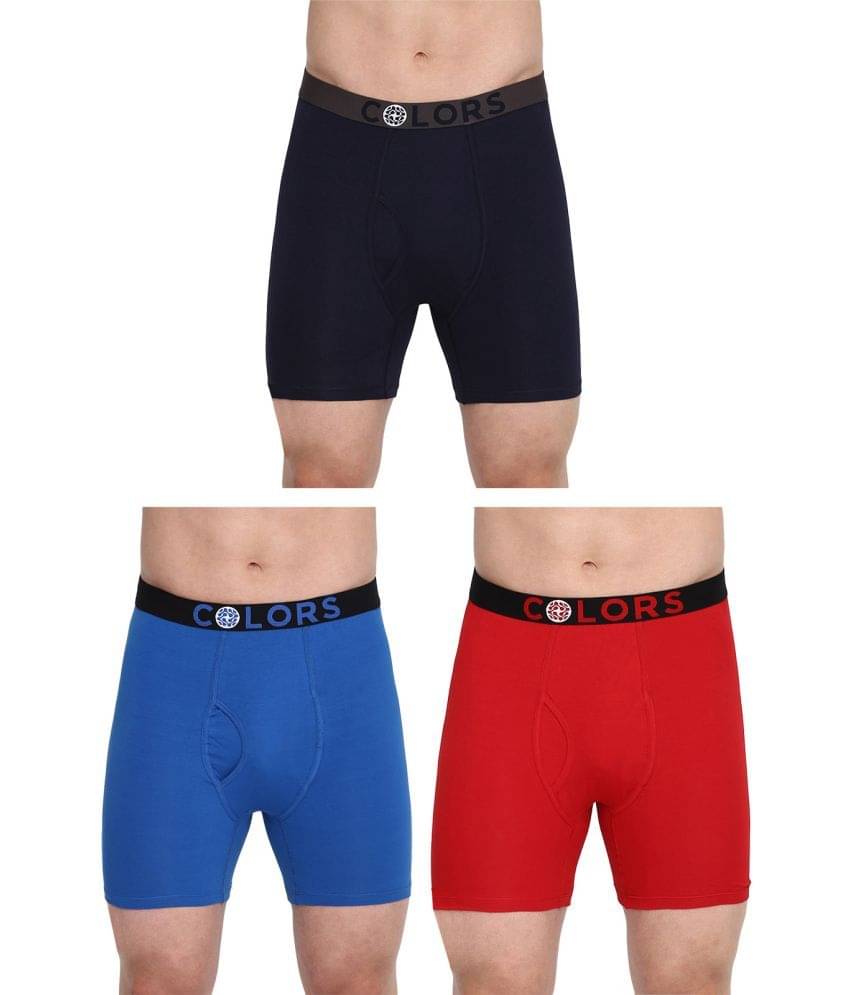 COLORS by Rupa Frontline Multicolor Cotton Men's Briefs ( Pack of 3 ) COLORS by Rupa Frontline Multicolor Cotton Men's Briefs ( Pack of 3 )