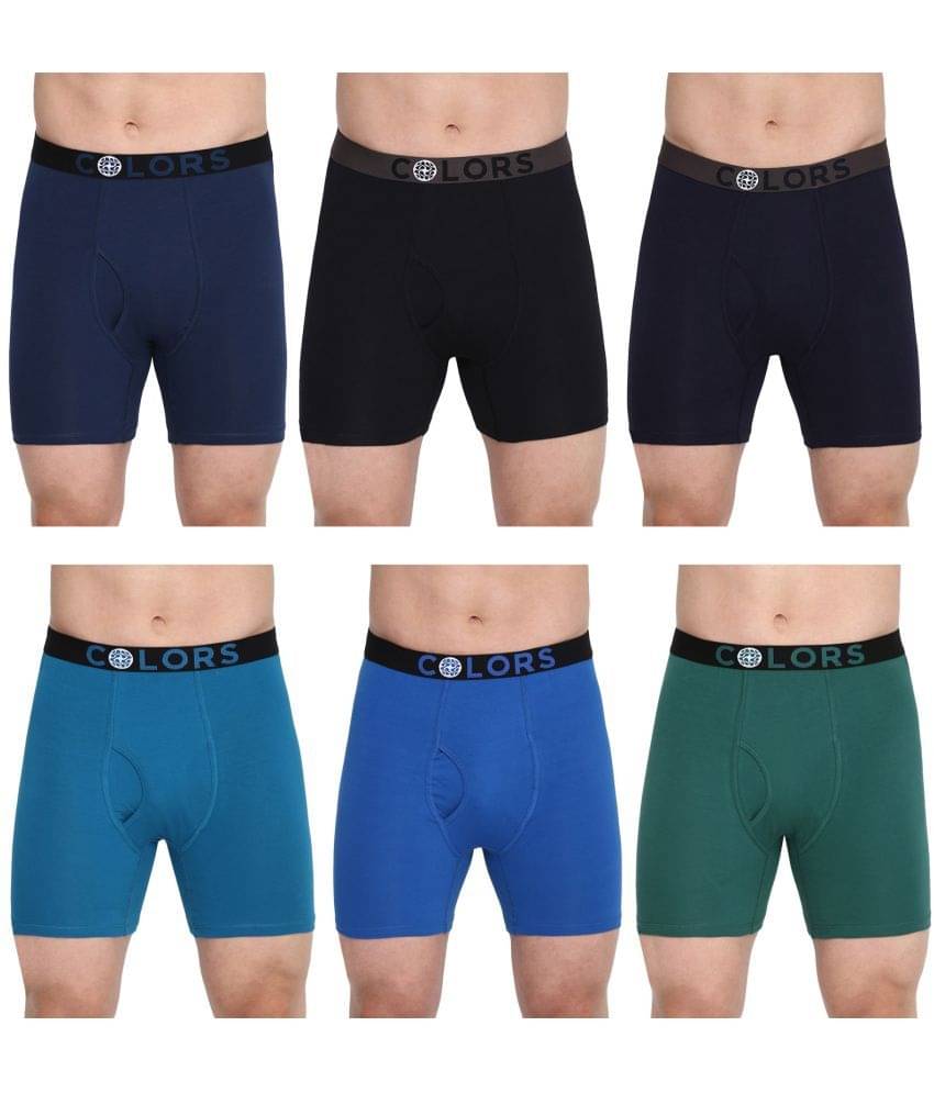 COLORS by Rupa Frontline Multicolor Cotton Men's Briefs ( Pack of 6 )     			COLORS by Rupa Frontline Multicolor Cotton Men's Briefs ( Pack of 6 )