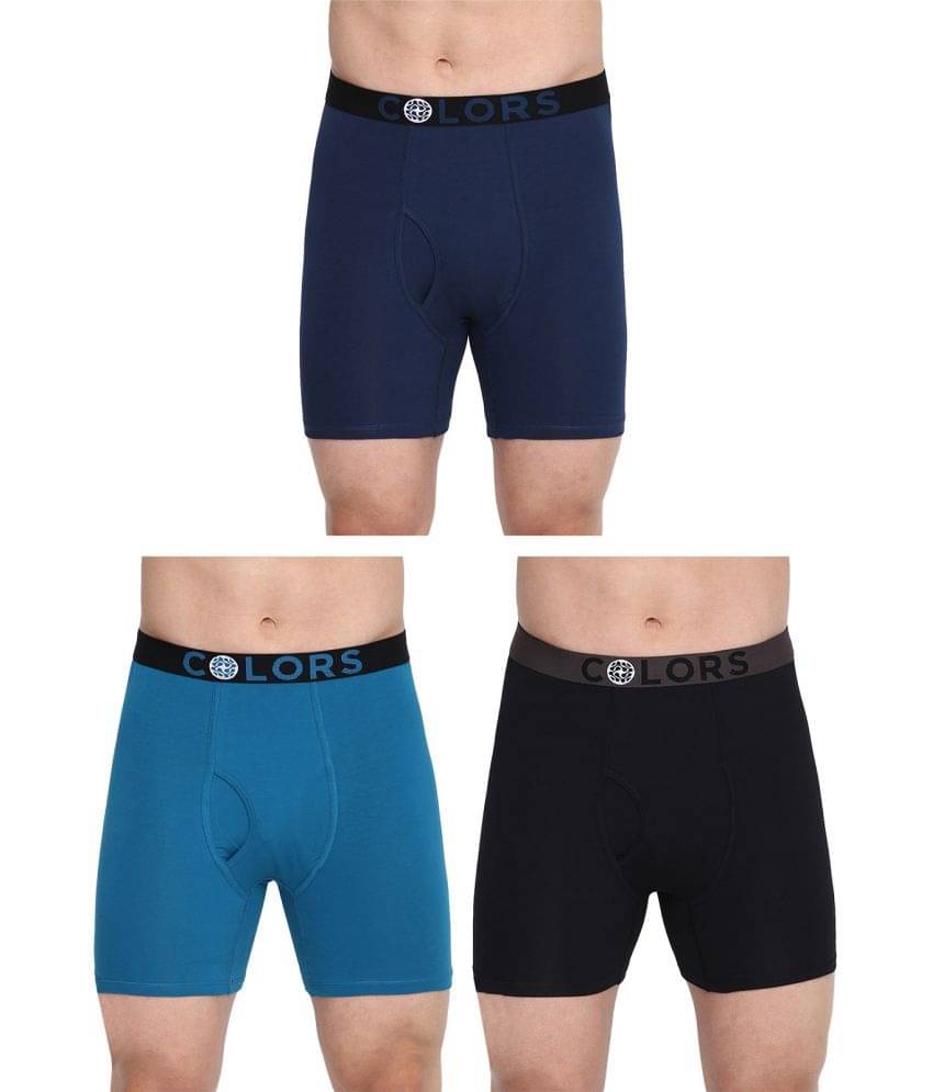COLORS by Rupa Frontline Multicolor Cotton Men's Briefs ( Pack of 3 ) COLORS by Rupa Frontline Multicolor Cotton Men's Briefs ( Pack of 3 )