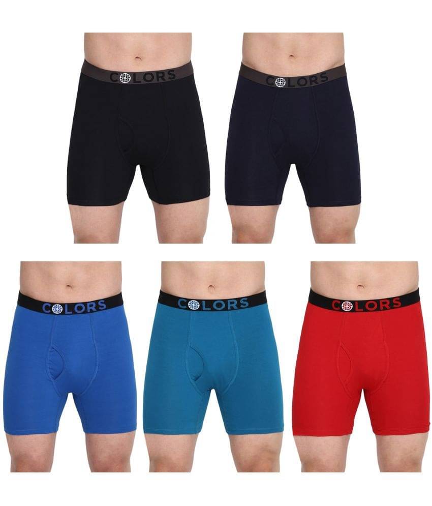     			COLORS by Rupa Frontline Multicolor Cotton Men's Briefs ( Pack of 5 )