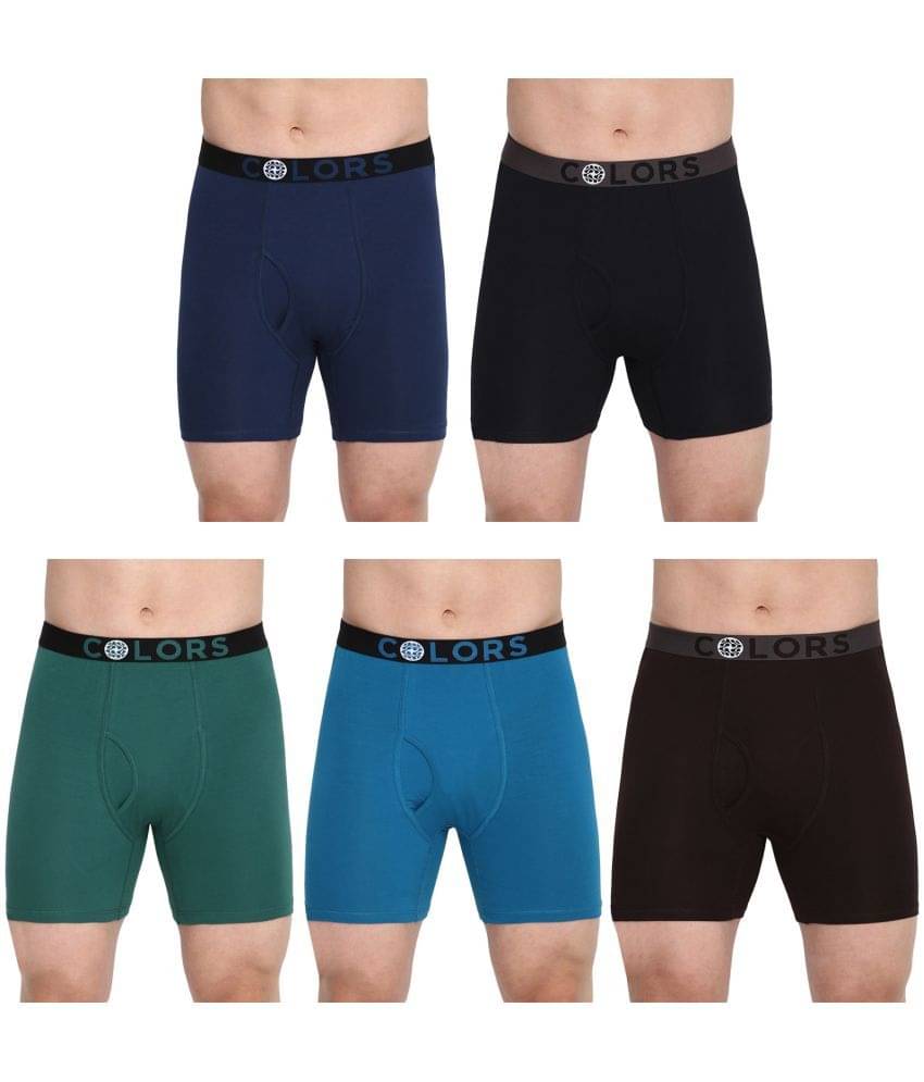 COLORS by Rupa Frontline Multicolor Cotton Men's Briefs ( Pack of 5 )     			COLORS by Rupa Frontline Multicolor Cotton Men's Briefs ( Pack of 5 )