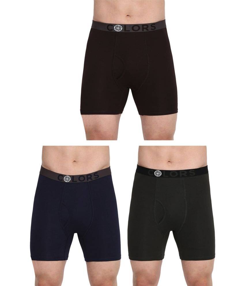     			COLORS by Rupa Frontline Multicolor Cotton Men's Briefs ( Pack of 3 )