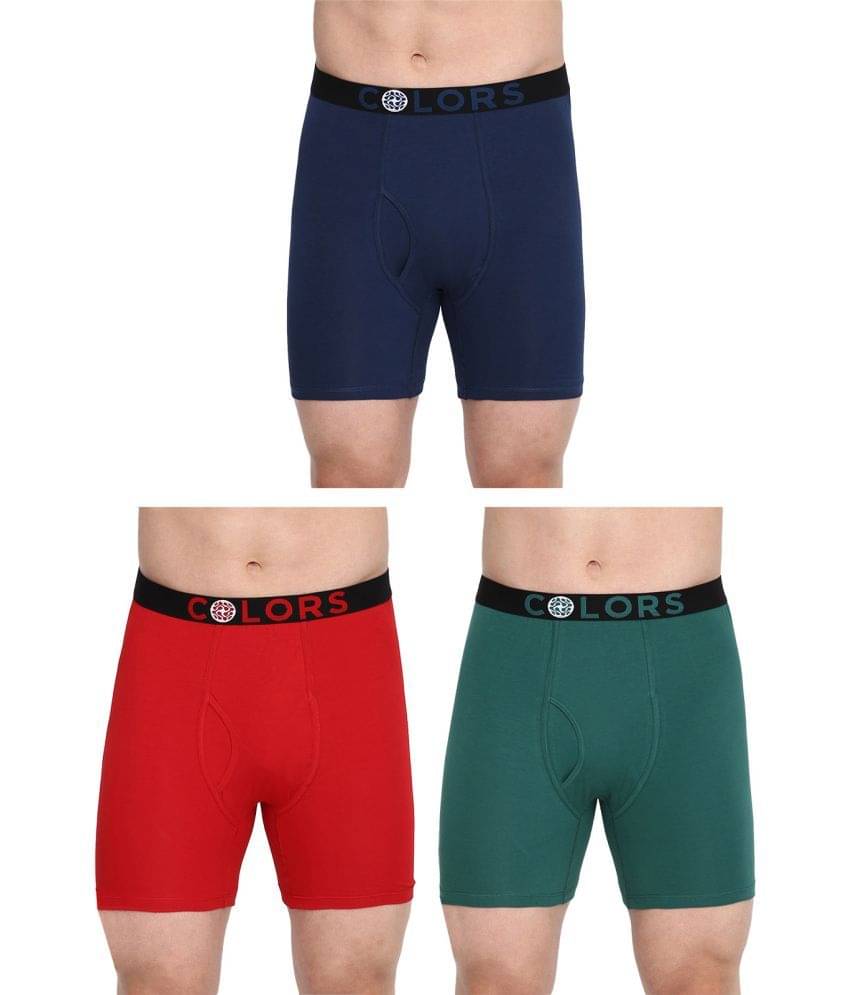     			COLORS by Rupa Frontline Multicolor Cotton Men's Briefs ( Pack of 3 )