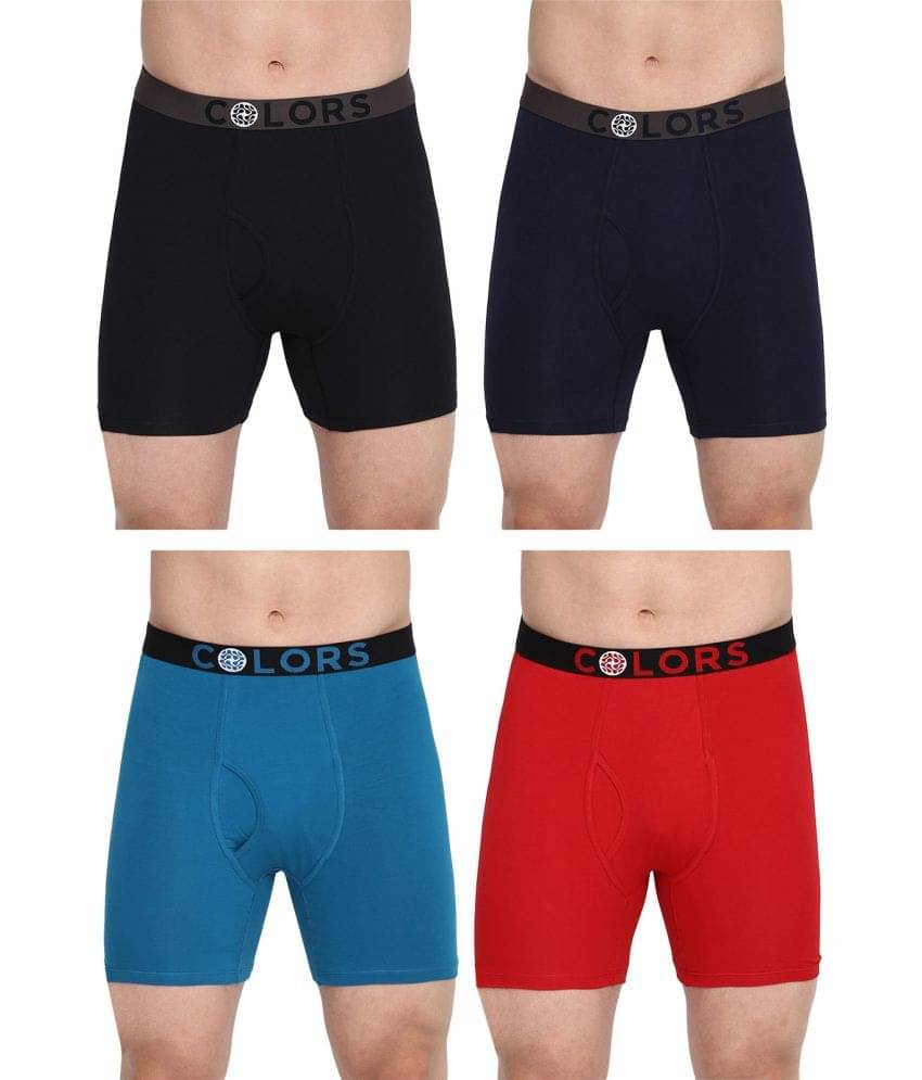 COLORS by Rupa Frontline Multicolor Cotton Men's Briefs ( Pack of 4 )     			COLORS by Rupa Frontline Multicolor Cotton Men's Briefs ( Pack of 4 )