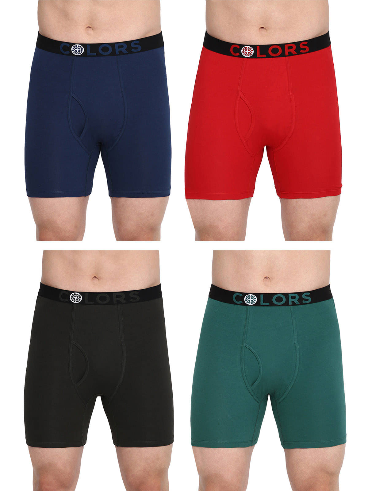 COLORS by Rupa Frontline Multicolor Cotton Men's Briefs ( Pack of 4 ) COLORS by Rupa Frontline Multicolor Cotton Men's Briefs ( Pack of 4 )