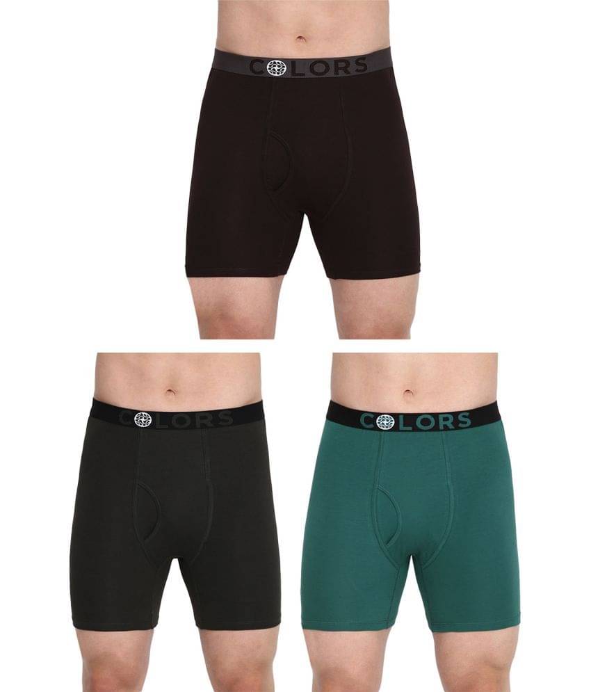     			COLORS by Rupa Frontline Multicolor Cotton Men's Briefs ( Pack of 3 )