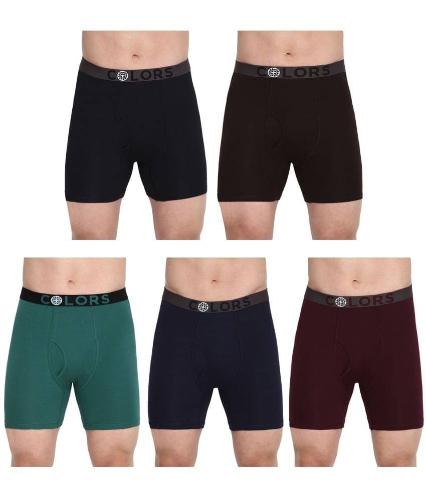     			COLORS by Rupa Frontline Multicolor Cotton Men's Briefs ( Pack of 5 )