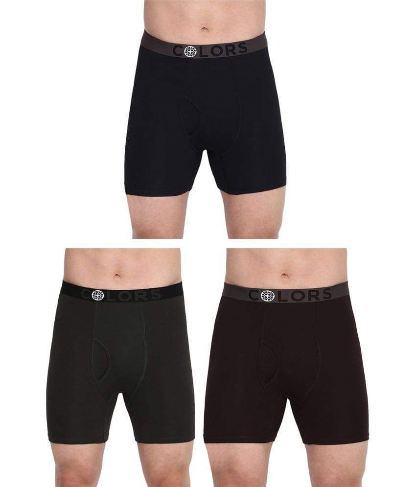     			COLORS by Rupa Frontline Multicolor Cotton Men's Briefs ( Pack of 3 )