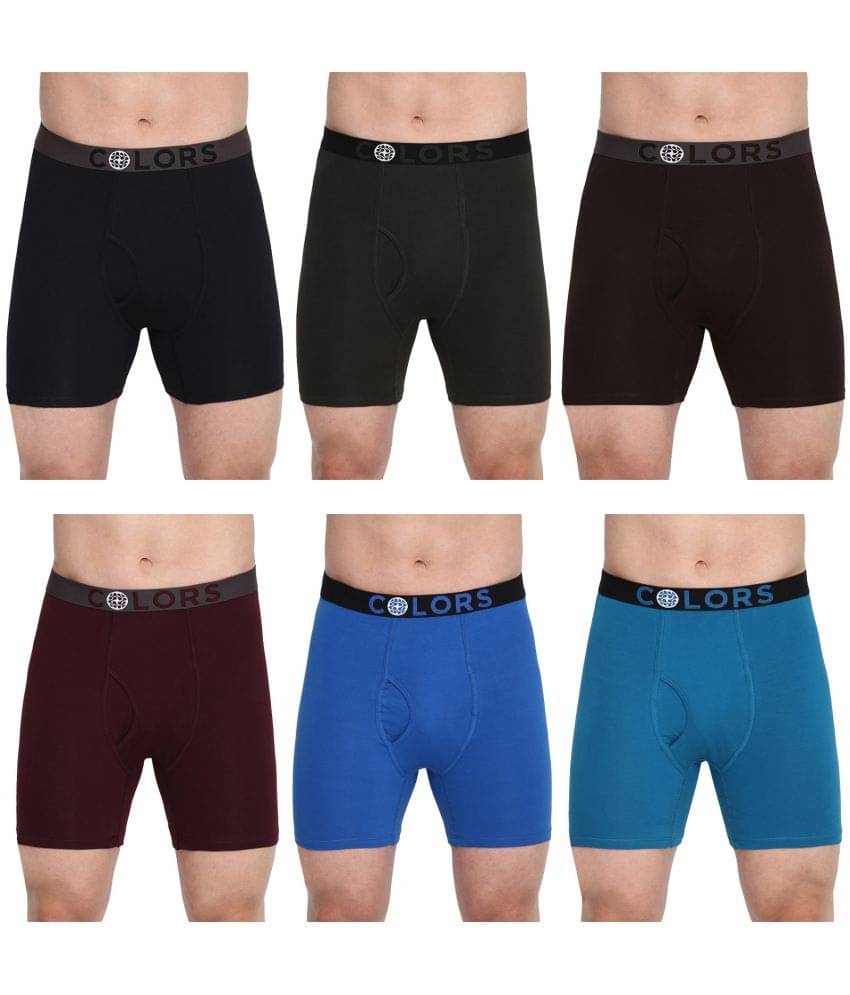 COLORS by Rupa Frontline Multicolor Cotton Men's Briefs ( Pack of 6 ) COLORS by Rupa Frontline Multicolor Cotton Men's Briefs ( Pack of 6 )