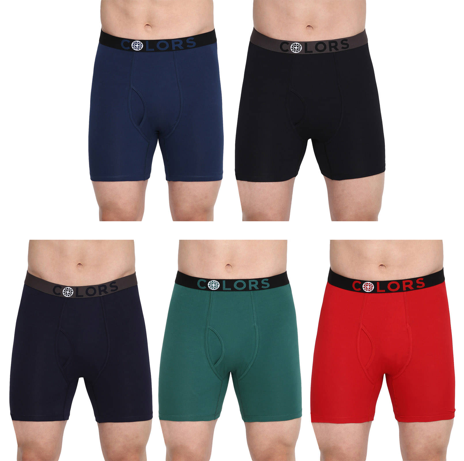    			COLORS by Rupa Frontline Multicolor Cotton Men's Briefs ( Pack of 5 )