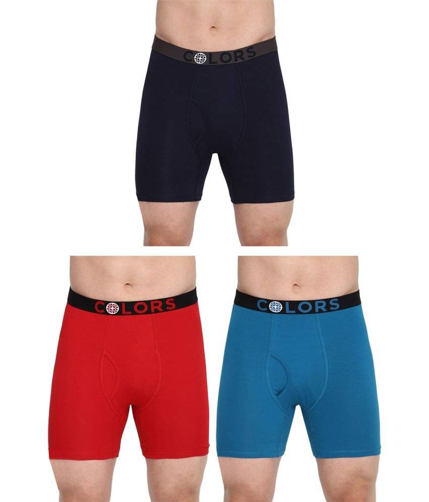     			COLORS by Rupa Frontline Multicolor Cotton Men's Briefs ( Pack of 3 )