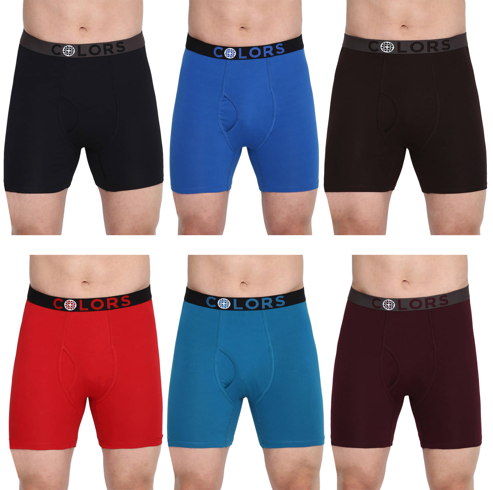     			COLORS by Rupa Frontline Multicolor Cotton Men's Briefs ( Pack of 6 )