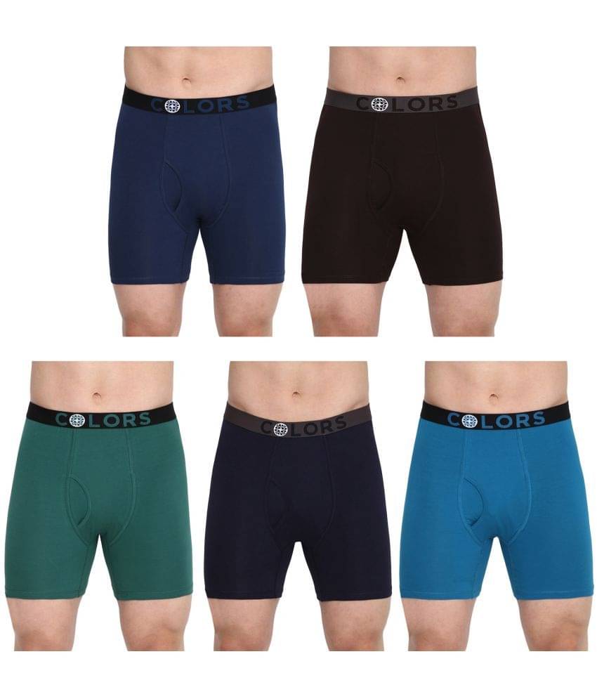 COLORS by Rupa Frontline Multicolor Cotton Men's Briefs ( Pack of 5 ) COLORS by Rupa Frontline Multicolor Cotton Men's Briefs ( Pack of 5 )