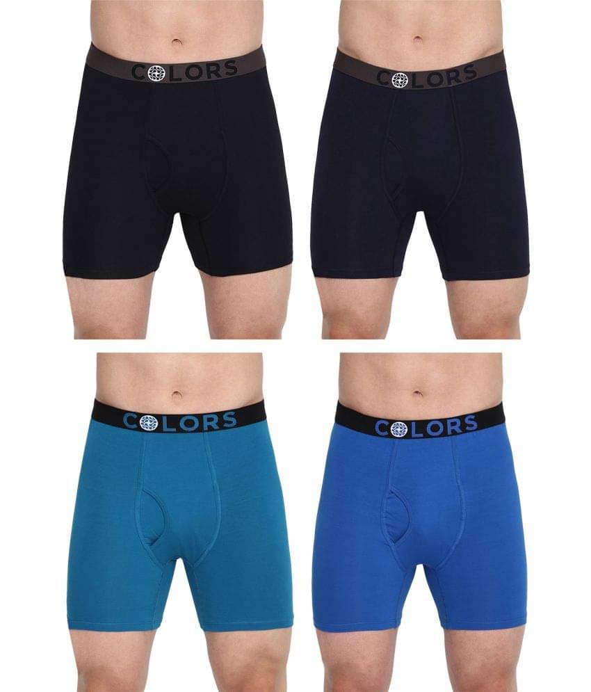 COLORS by Rupa Frontline Multicolor Cotton Men's Briefs ( Pack of 4 )     			COLORS by Rupa Frontline Multicolor Cotton Men's Briefs ( Pack of 4 )
