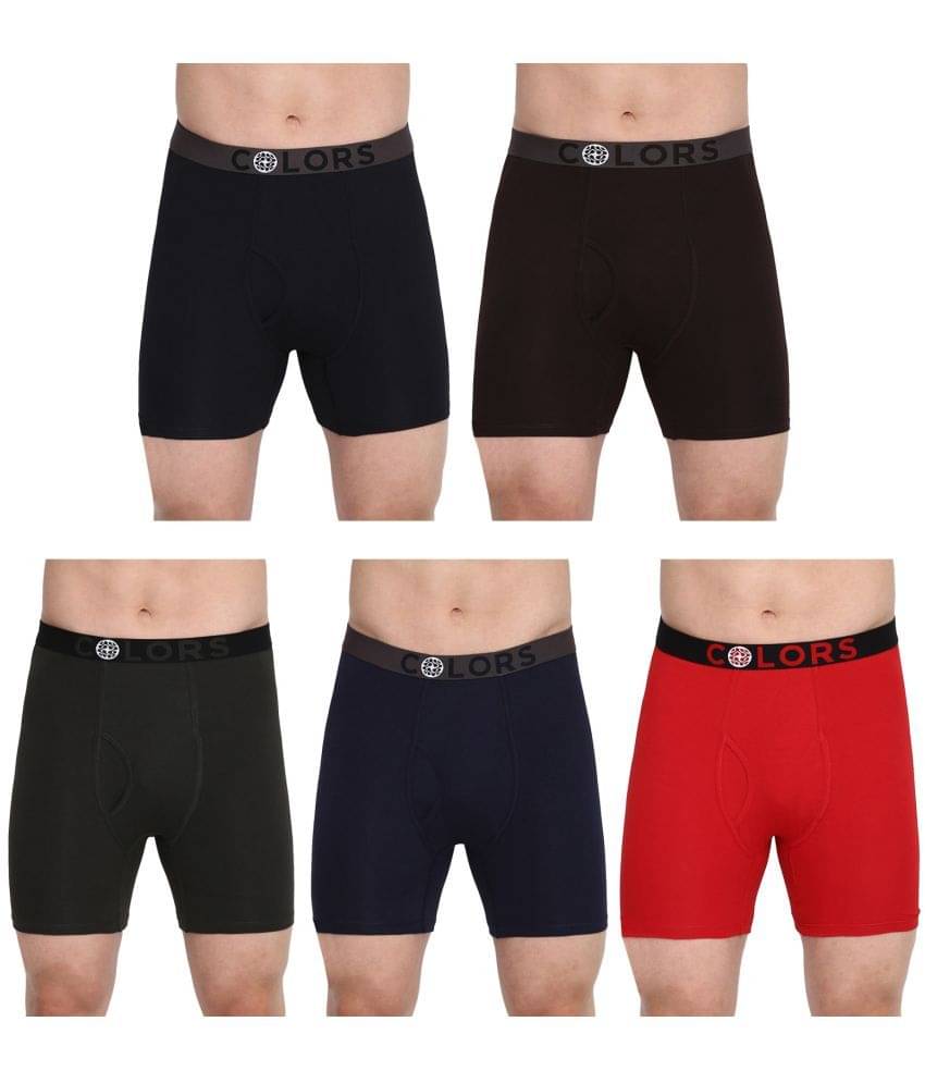     			COLORS by Rupa Frontline Multicolor Cotton Men's Briefs ( Pack of 5 )