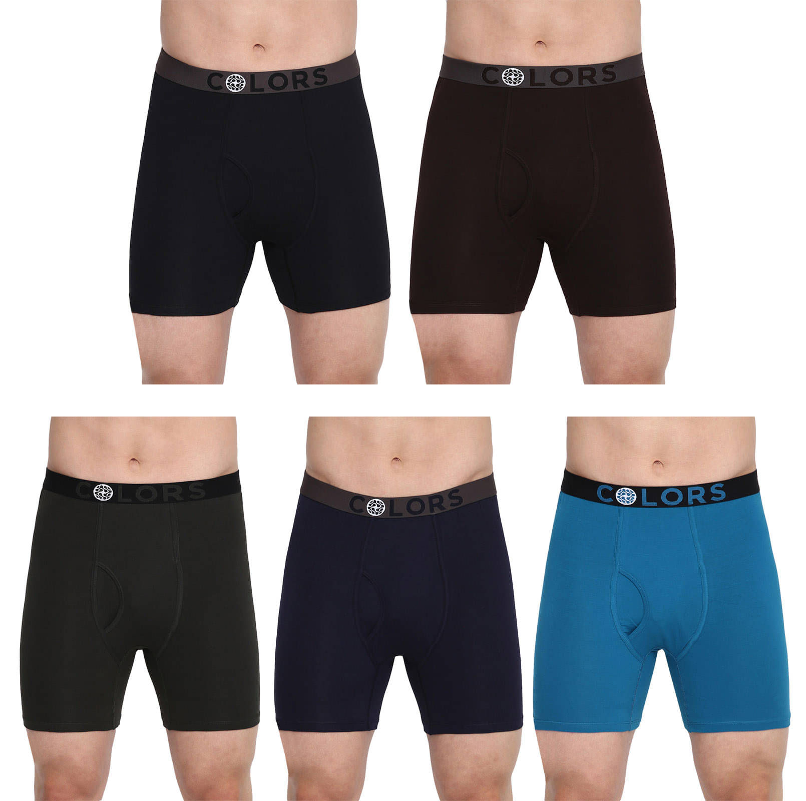     			COLORS by Rupa Frontline Multicolor Cotton Men's Briefs ( Pack of 5 )