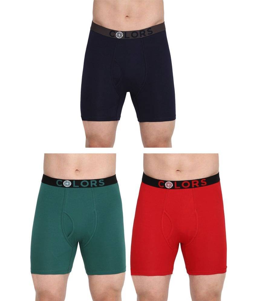 COLORS by Rupa Frontline Multicolor Cotton Men's Briefs ( Pack of 3 )     			COLORS by Rupa Frontline Multicolor Cotton Men's Briefs ( Pack of 3 )