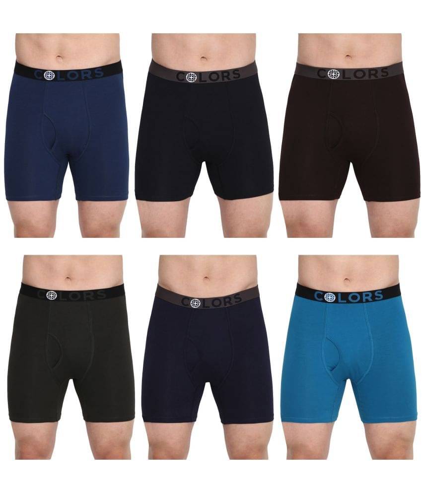 COLORS by Rupa Frontline Multicolor Cotton Men's Briefs ( Pack of 6 ) COLORS by Rupa Frontline Multicolor Cotton Men's Briefs ( Pack of 6 )