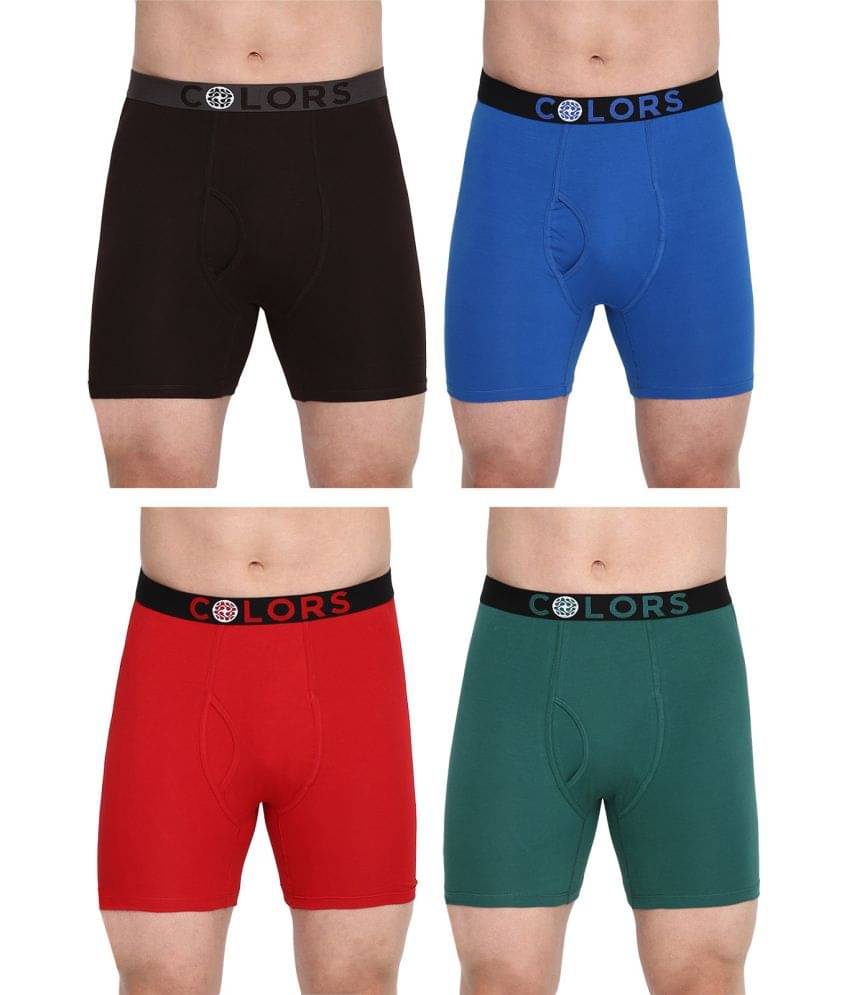 COLORS by Rupa Frontline Multicolor Cotton Men's Briefs ( Pack of 4 )     			COLORS by Rupa Frontline Multicolor Cotton Men's Briefs ( Pack of 4 )
