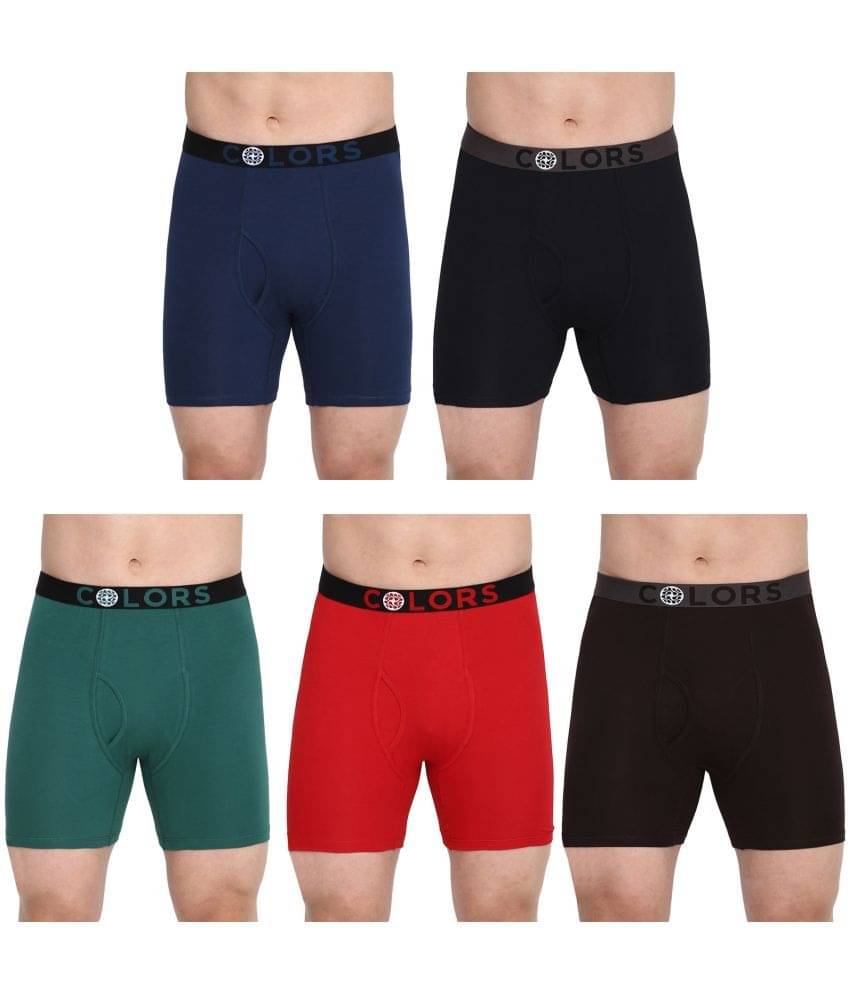 COLORS by Rupa Frontline Multicolor Cotton Men's Briefs ( Pack of 5 )     			COLORS by Rupa Frontline Multicolor Cotton Men's Briefs ( Pack of 5 )
