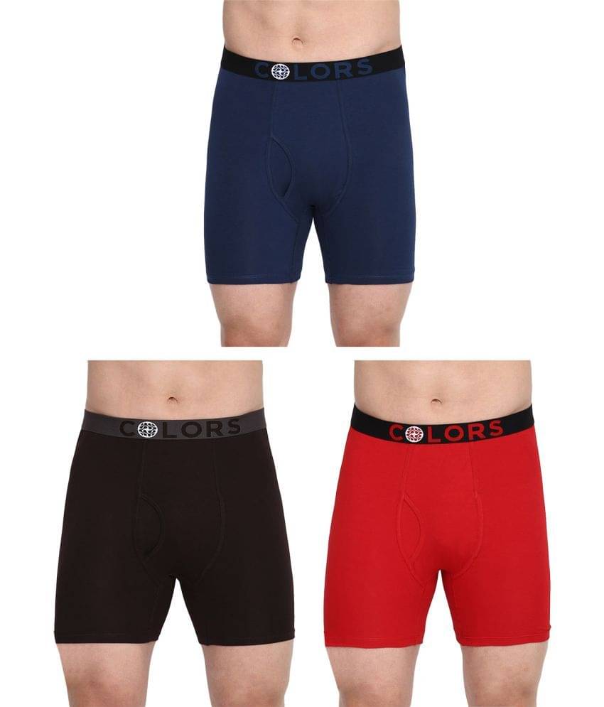 COLORS by Rupa Frontline Multicolor Cotton Men's Briefs ( Pack of 3 ) COLORS by Rupa Frontline Multicolor Cotton Men's Briefs ( Pack of 3 )