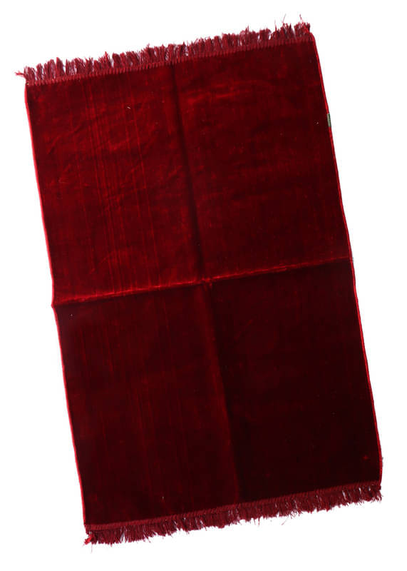 ADIRNY Maroon Single Regular Velvet Prayer Mat ( 110 X 70 cm )     			ADIRNY Maroon Single Regular Velvet Prayer Mat ( 110 X 70 cm )