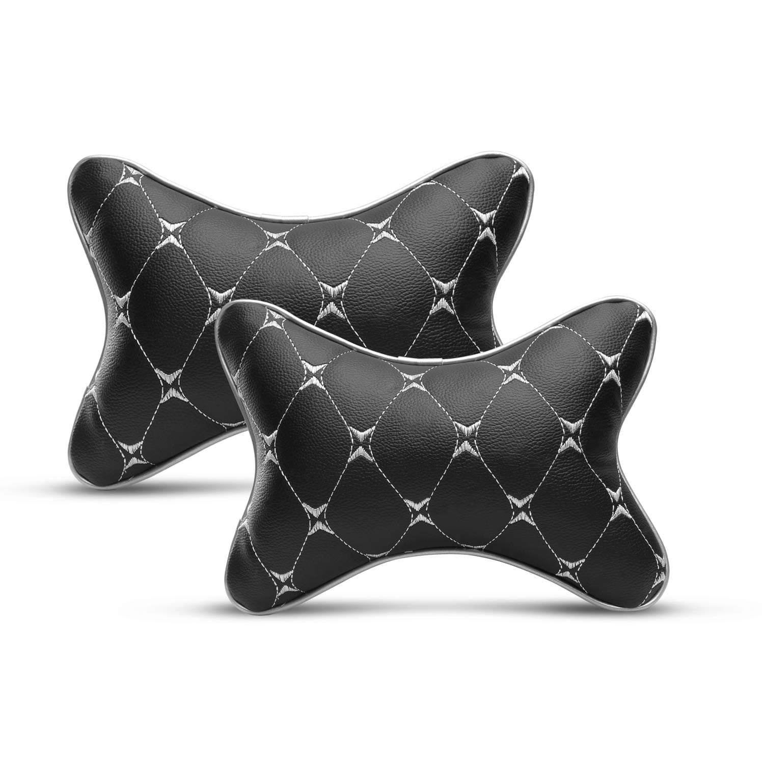 Auto Hub Neck Cushions Set of 2 Black Auto Hub Neck Cushions Set of 2 Black