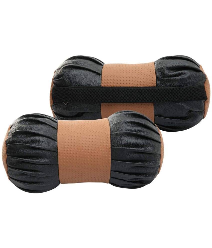 Auto Hub Neck Cushions Set of 2 Brown Auto Hub Neck Cushions Set of 2 Brown