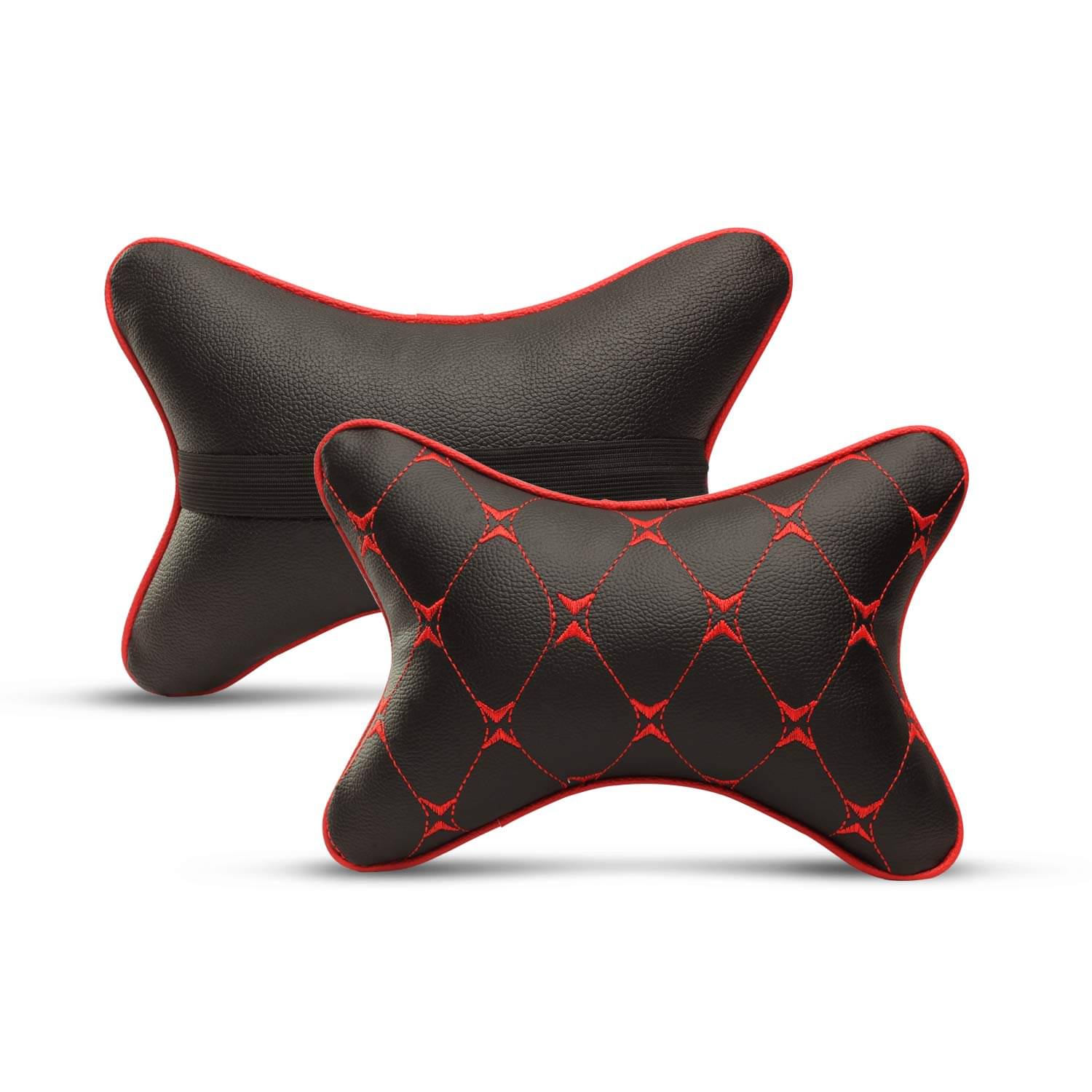 Auto Hub Neck Cushions Set of 2 Black Auto Hub Neck Cushions Set of 2 Black