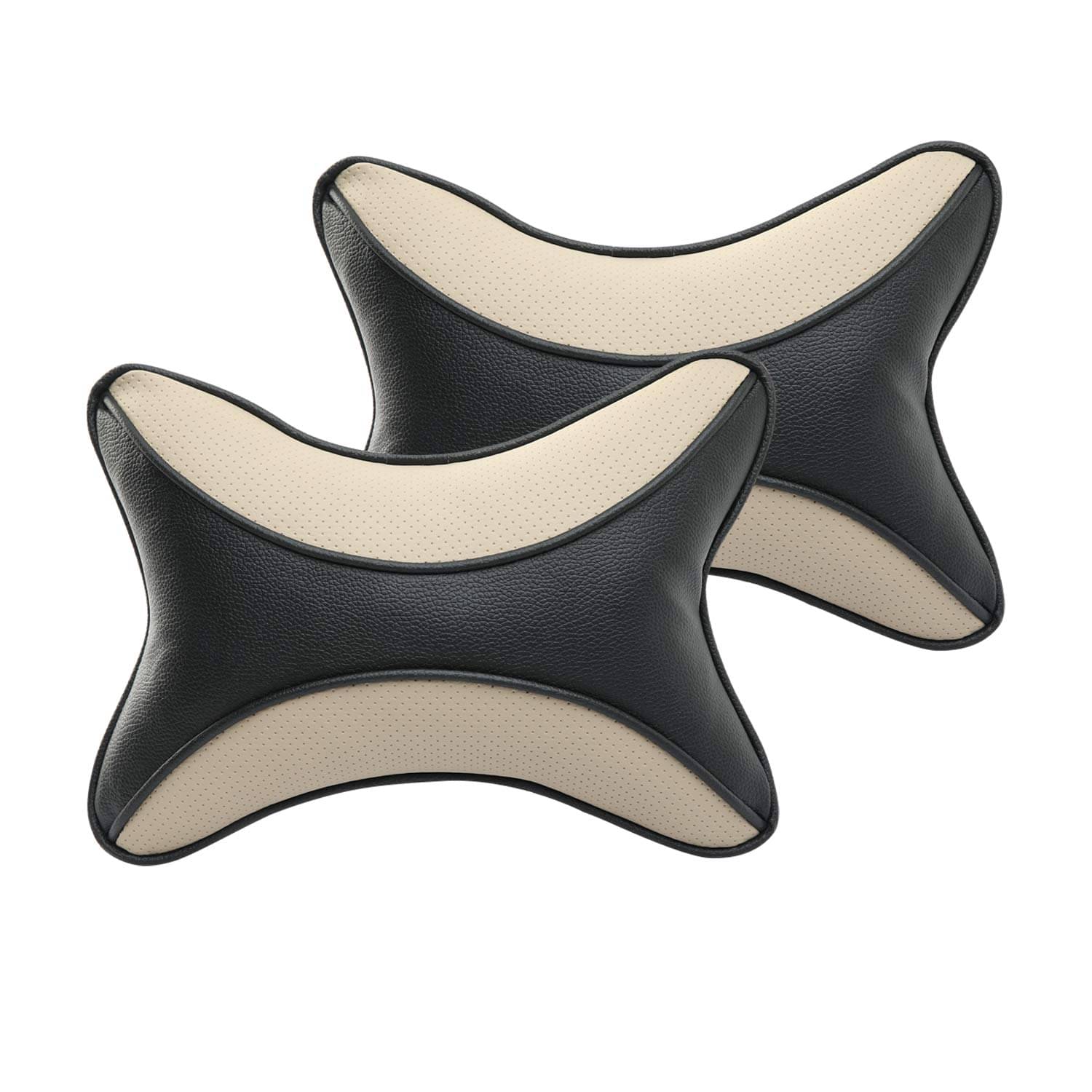 Auto Hub Neck Cushions Set of 2 Beige Auto Hub Neck Cushions Set of 2 Beige