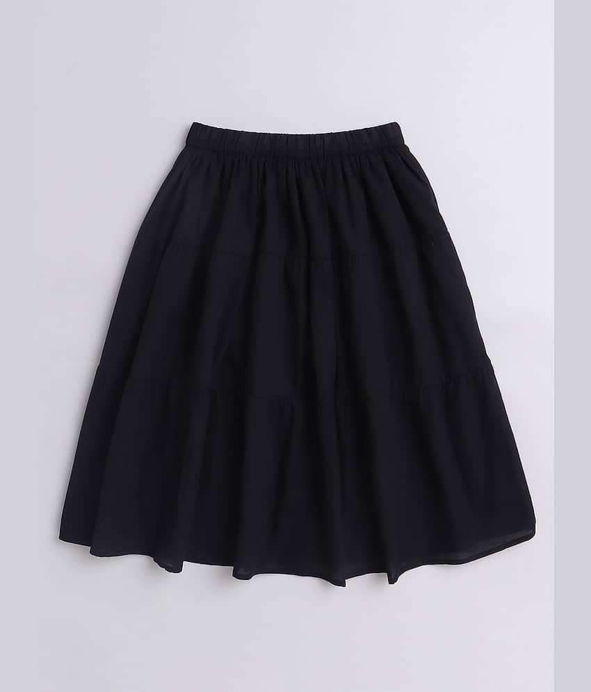 Aww Hunnie Pack of 1 Girls Cotton A-Line Skirt ( Black ) - Shorts | Buy online on ZillyBuy