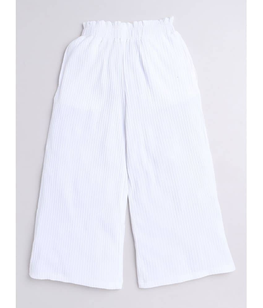 Aww Hunnie Pack of 1 Girls Lycra Leggings ( White )
