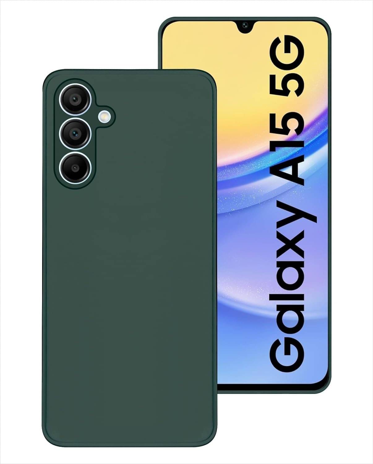     			Case Vault Covers Silicon Soft cases Compatible For Silicon Samsung Galaxy A15 ( Pack of 1 )