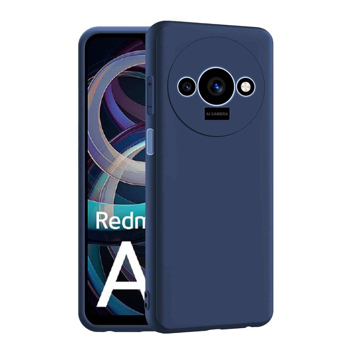     			Case Vault Covers Silicon Soft cases Compatible For Silicon Redmi A3 ( Pack of 1 )