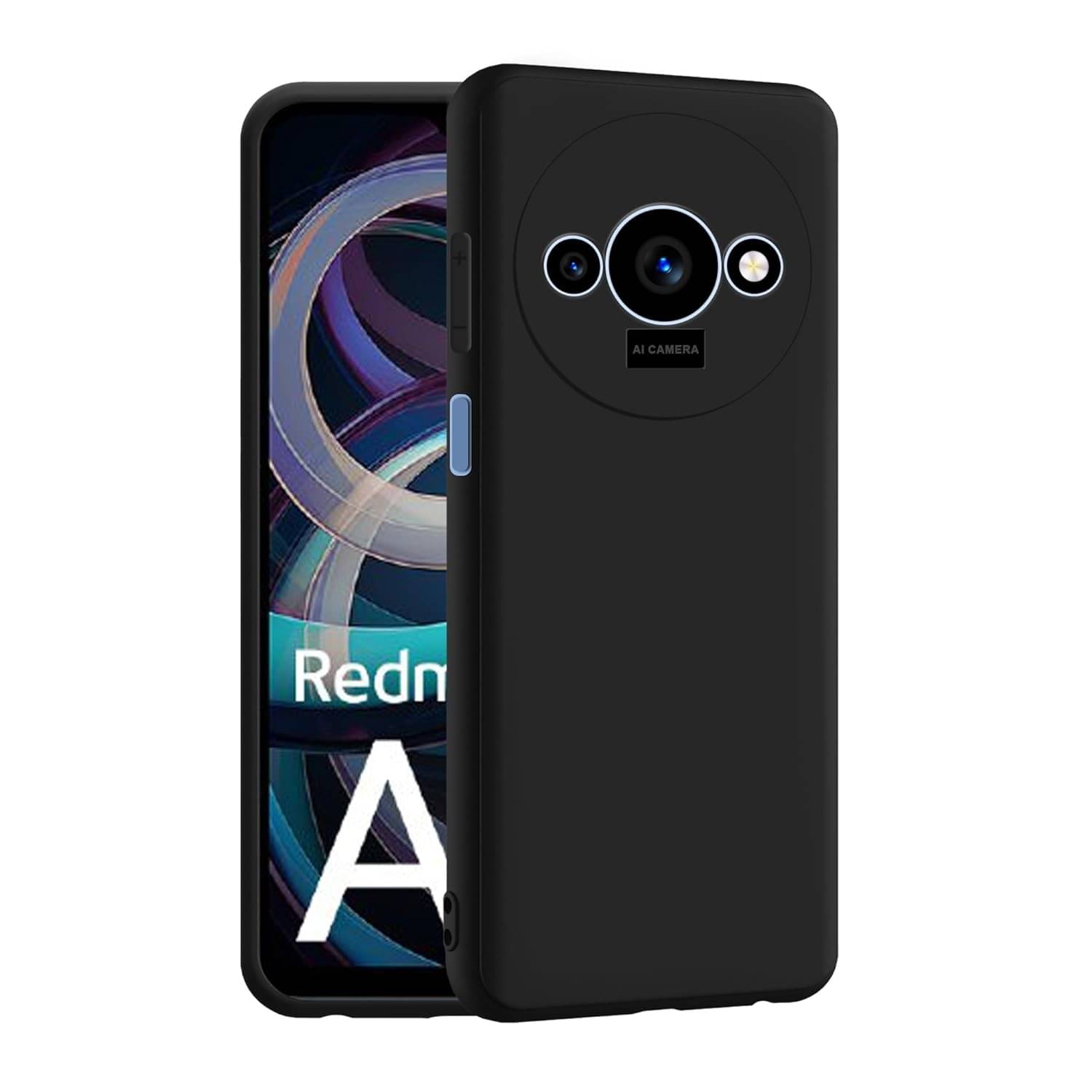     			Case Vault Covers Silicon Soft cases Compatible For Silicon Redmi A3 ( Pack of 1 )