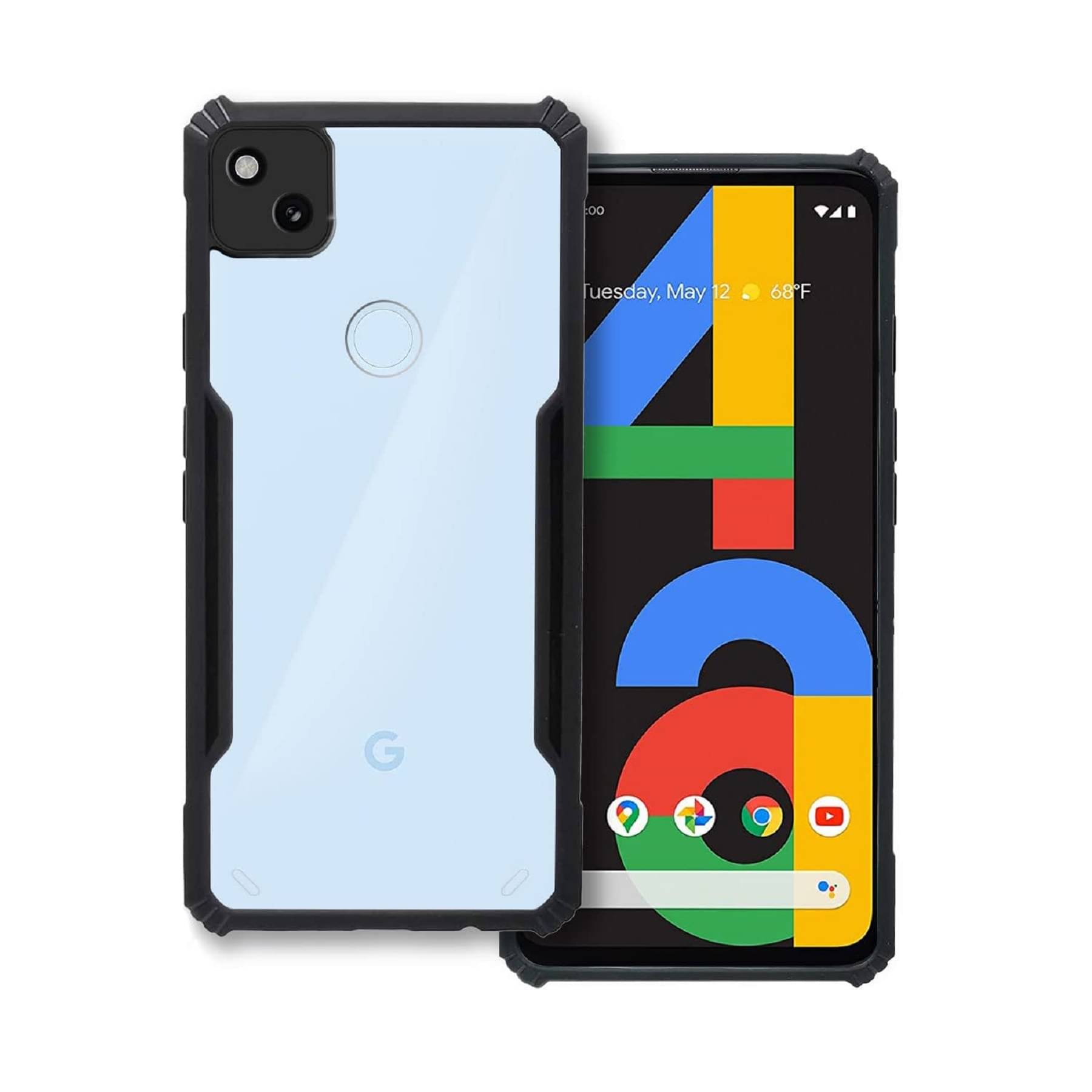 EXOTIC FLOURISH Plain Cases Compatible For Silicon Google Pixel 4a ( Pack of 1 ) EXOTIC FLOURISH Plain Cases Compatible For Silicon Google Pixel 4a ( Pack of 1 )