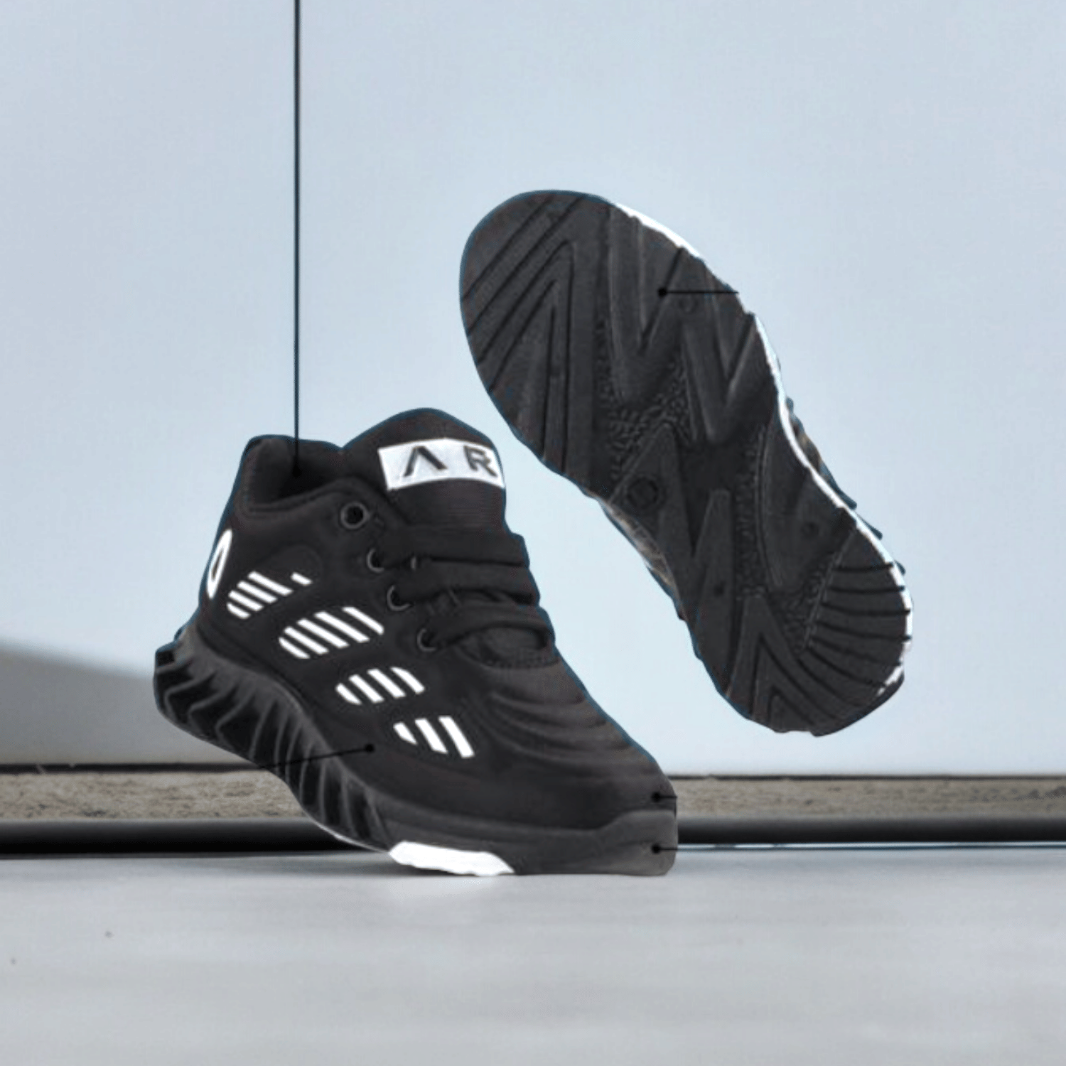 GLOBIN - Black Boy's Sneakers ( 1 Pair ) - Casual Shoes | Buy online on ZillyBuy