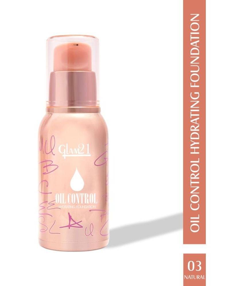     			Glam21 Oil Control Hydrating Foundation Highly Recommended for Oily Skin Matte Finish 40gm Shade-03