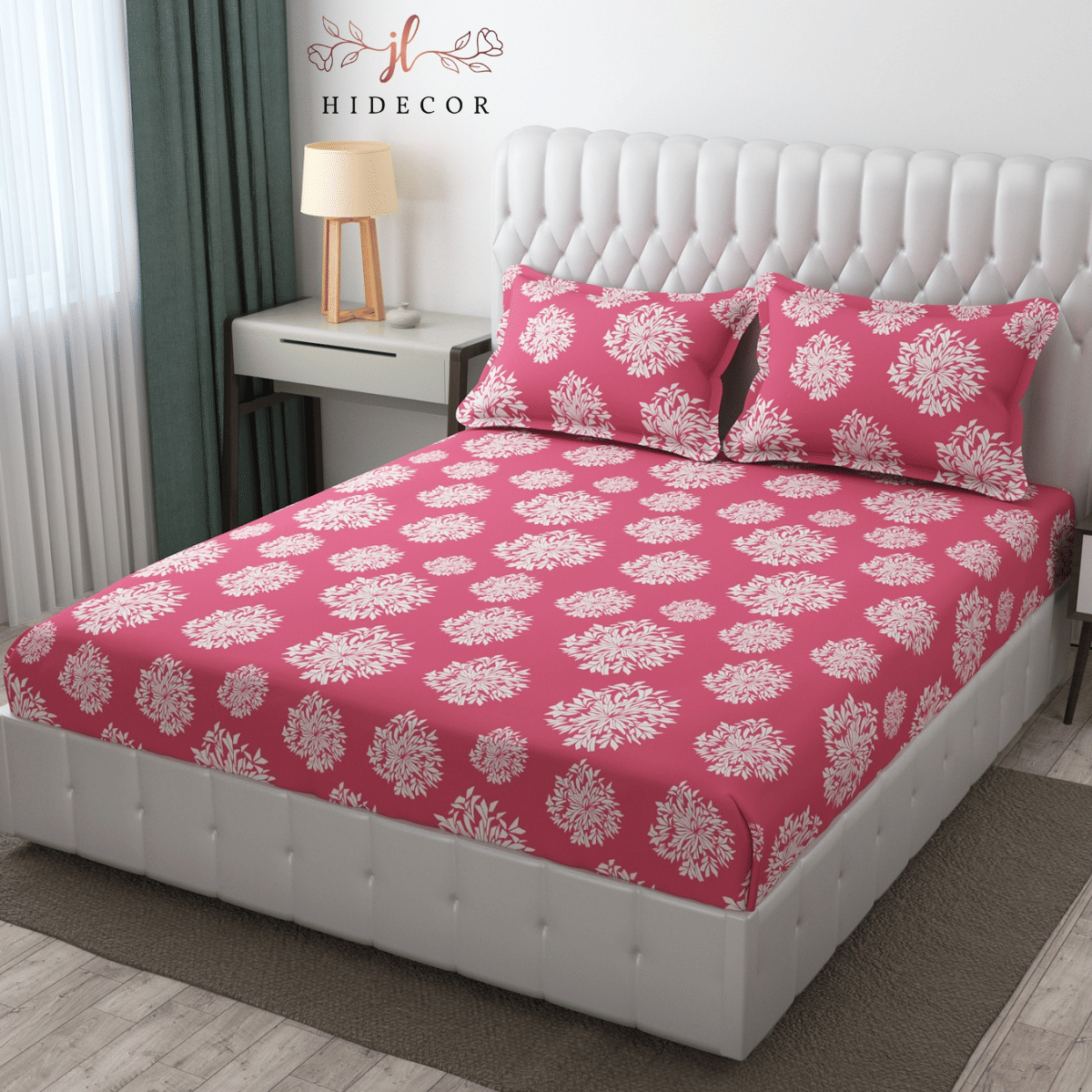 HIDECOR Microfiber 1 Double King Bedsheet with 2 Pillow Covers ( Mauve ) HIDECOR Microfiber 1 Double King Bedsheet with 2 Pillow Covers ( Mauve )