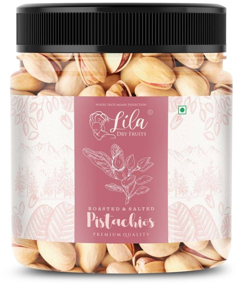     			LILA DRY FRUITS Salted Roasted Pistachios 250 Grams Healthy Snack, High Protein
