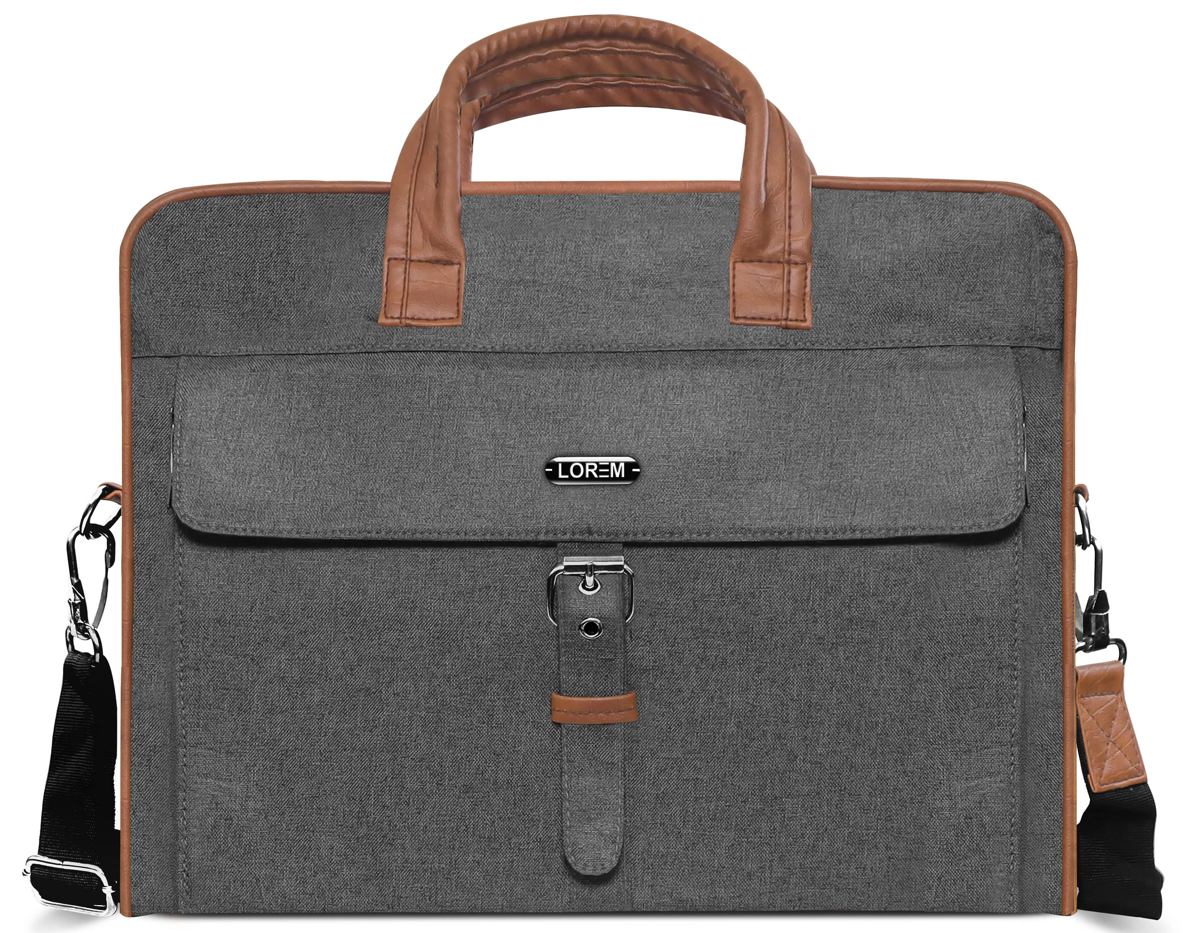     			Lorem Grey Solid Messenger Bag