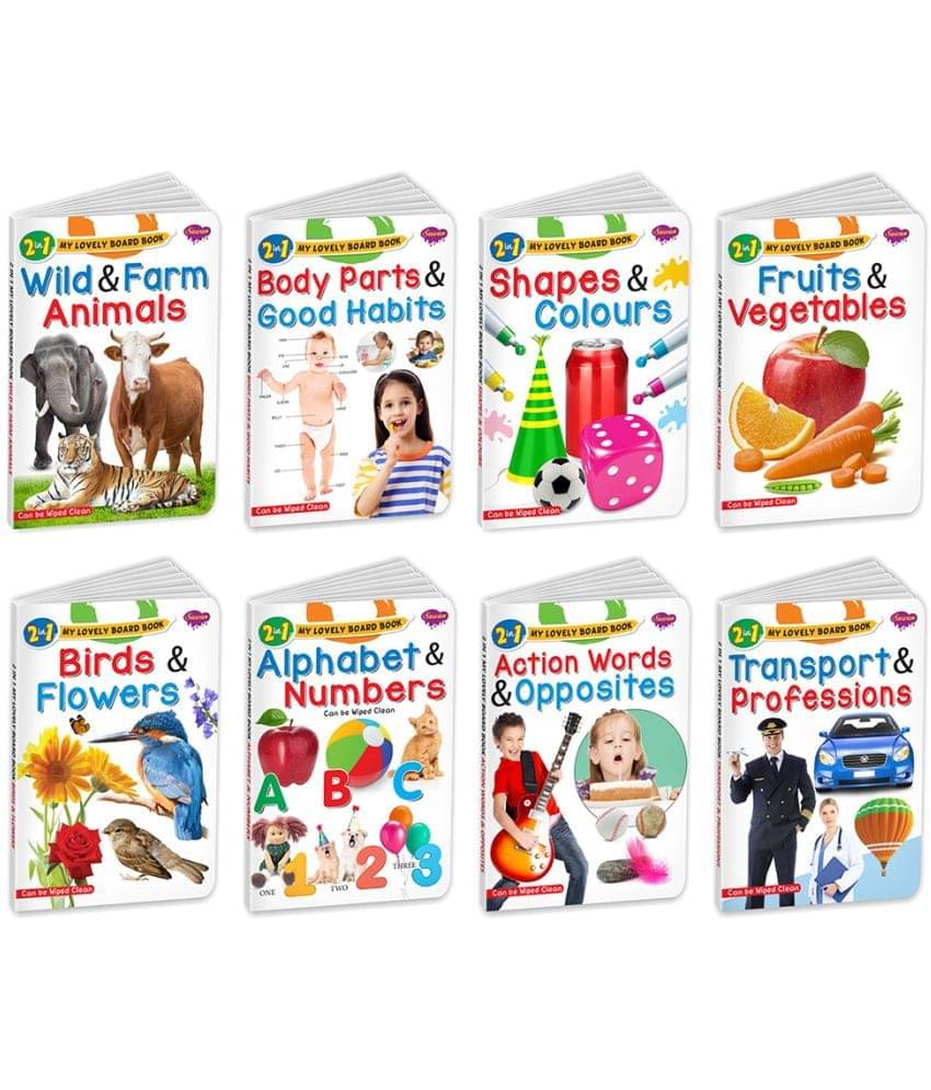 My First Learning Library Of lovely Board books | Books For kids Pack of 8 Books My First Learning Library Of lovely Board books | Books For kids Pack of 8 Books