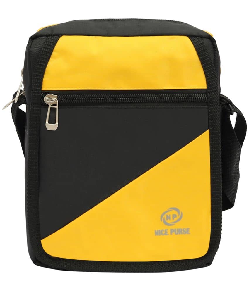 Nice Purse Black Colorblocked Messenger Bag - Handbags | Buy online on ZillyBuy