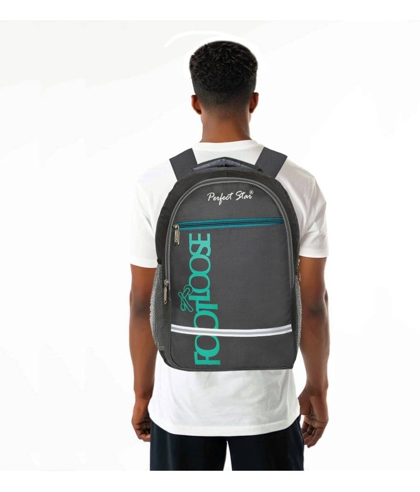     			Perfect Star Grey Polyester Backpack ( 35 Ltrs )