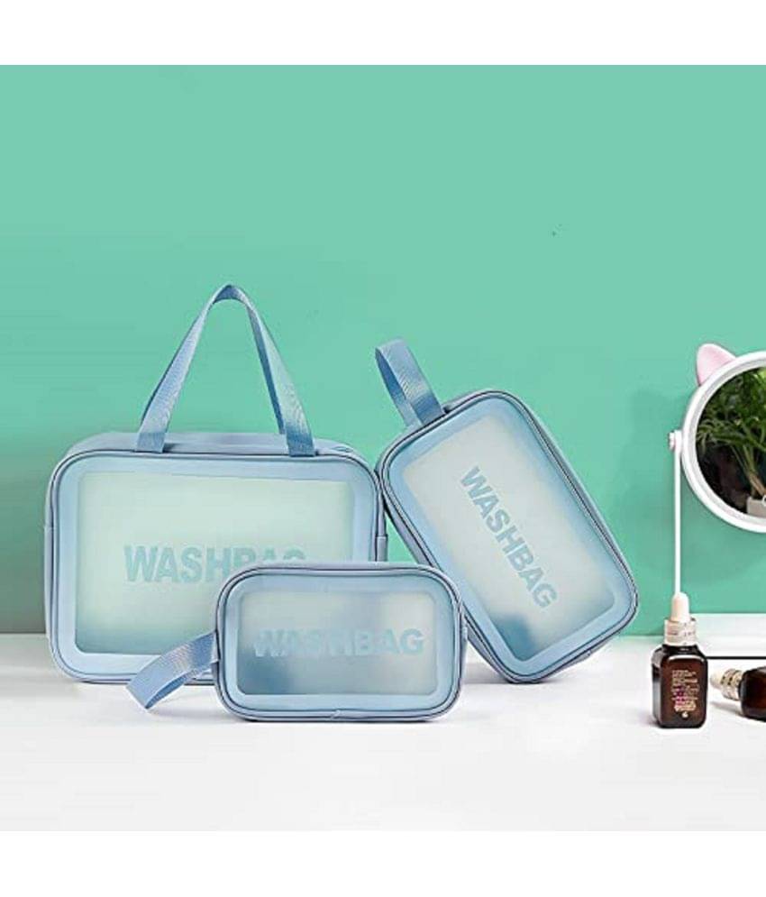     			Saykhus Blue Toiletry Storage Kit